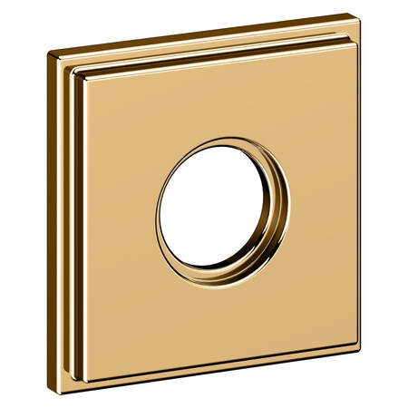 Baldwin Passage Rosettes Lifetime Brass R049.003.PS
